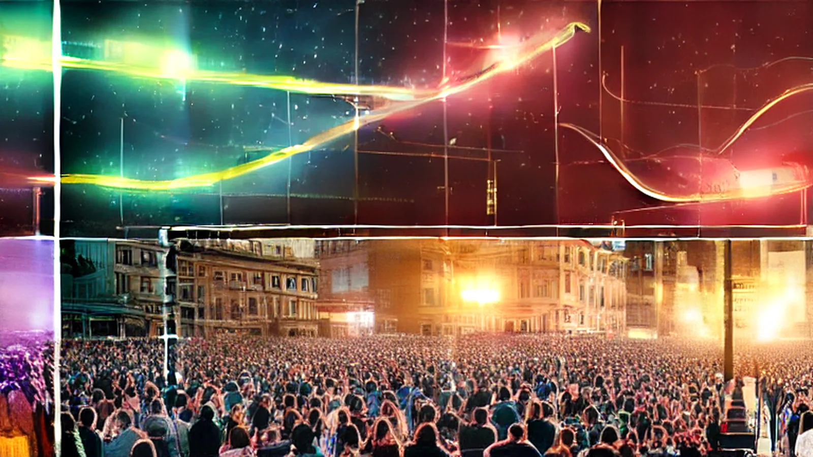 Final split where bright timeline expands and grey timeline collapses